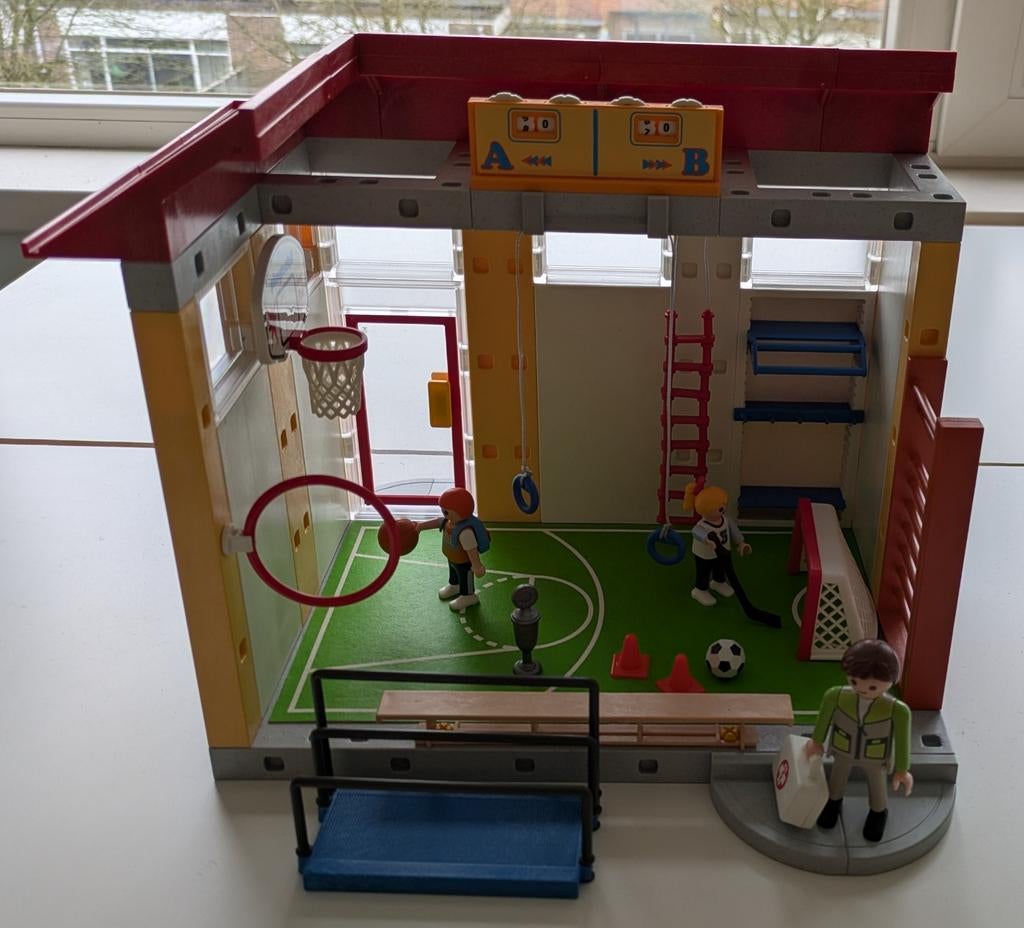Playmobil gymzaal, Kinderen en Baby's, Speelgoed | Playmobil, Ophalen of Verzenden, Zo goed als nieuw, Complete set