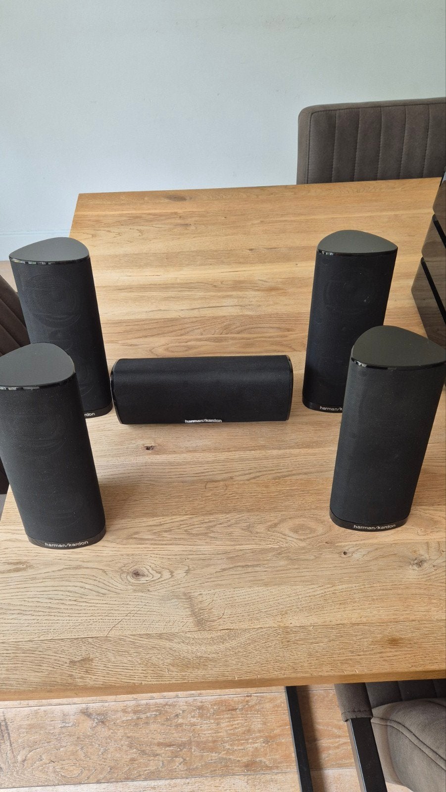 Harman Kardon HKTS 11 speakerset (zonder toebehoren), Gebruikt, Speakerset, Ophalen of Verzenden, 60 tot 120 watt