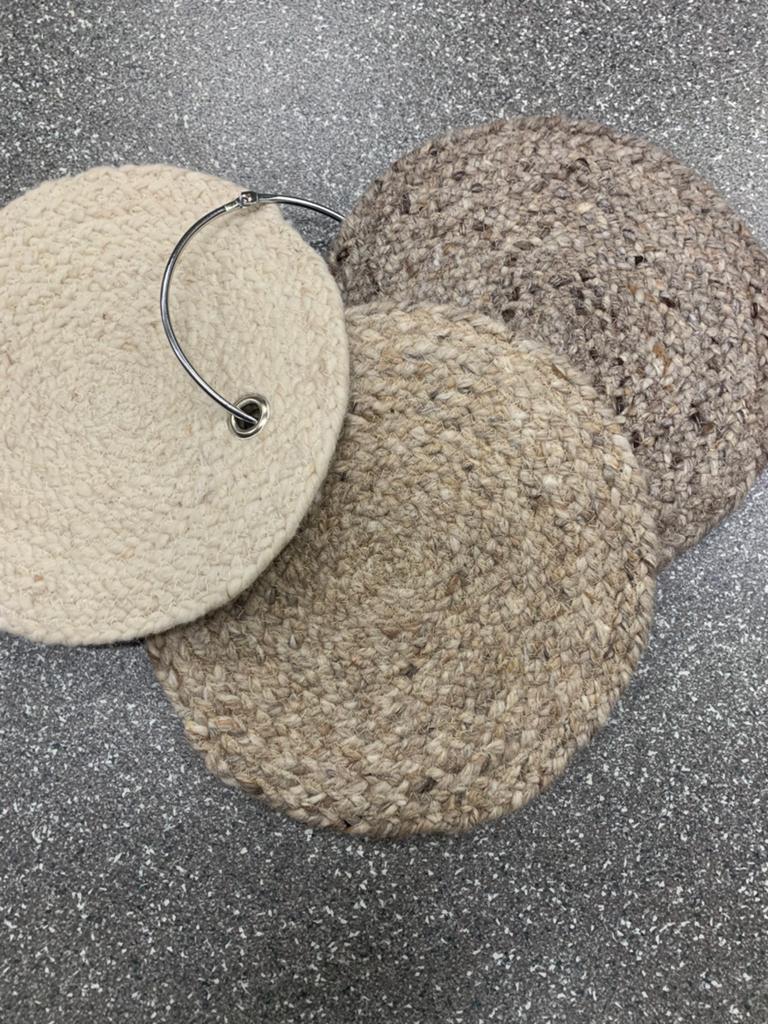 ROND MAZE Karpet/Vloerkleed/Tapijt! 3 Kleuren! 100% Wol!, Rond, Nieuw, 200 cm of meer, 50 tot 100 cm