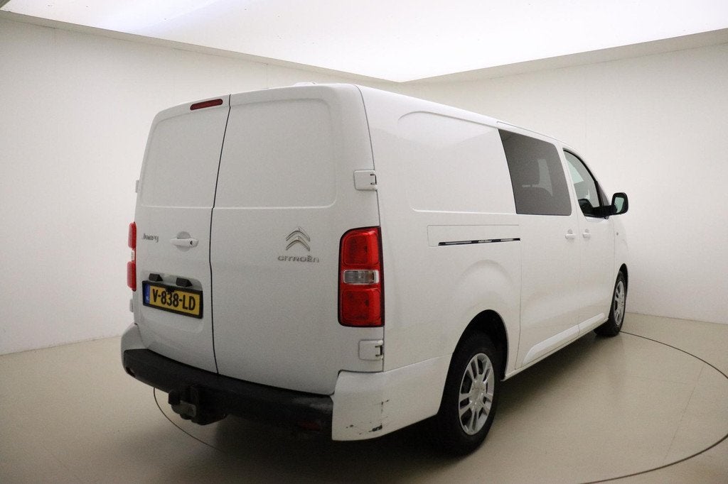 Citroen Jumpy 2.0 BlueHDI 120 Business XL DC S&S Dubbele cab, Auto's, Bestelauto's, Stof, Gebruikt, Euro 6, 4 cilinders