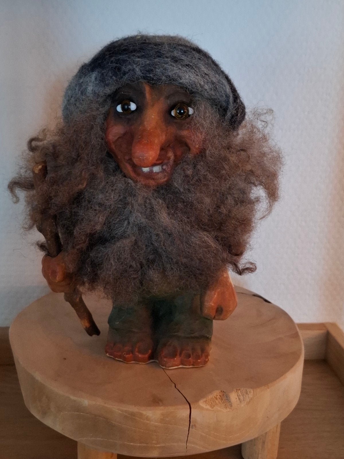 Fosse-Troll beeldje - Made in Norway, Ophalen of Verzenden, Zo goed als nieuw, Fantasy