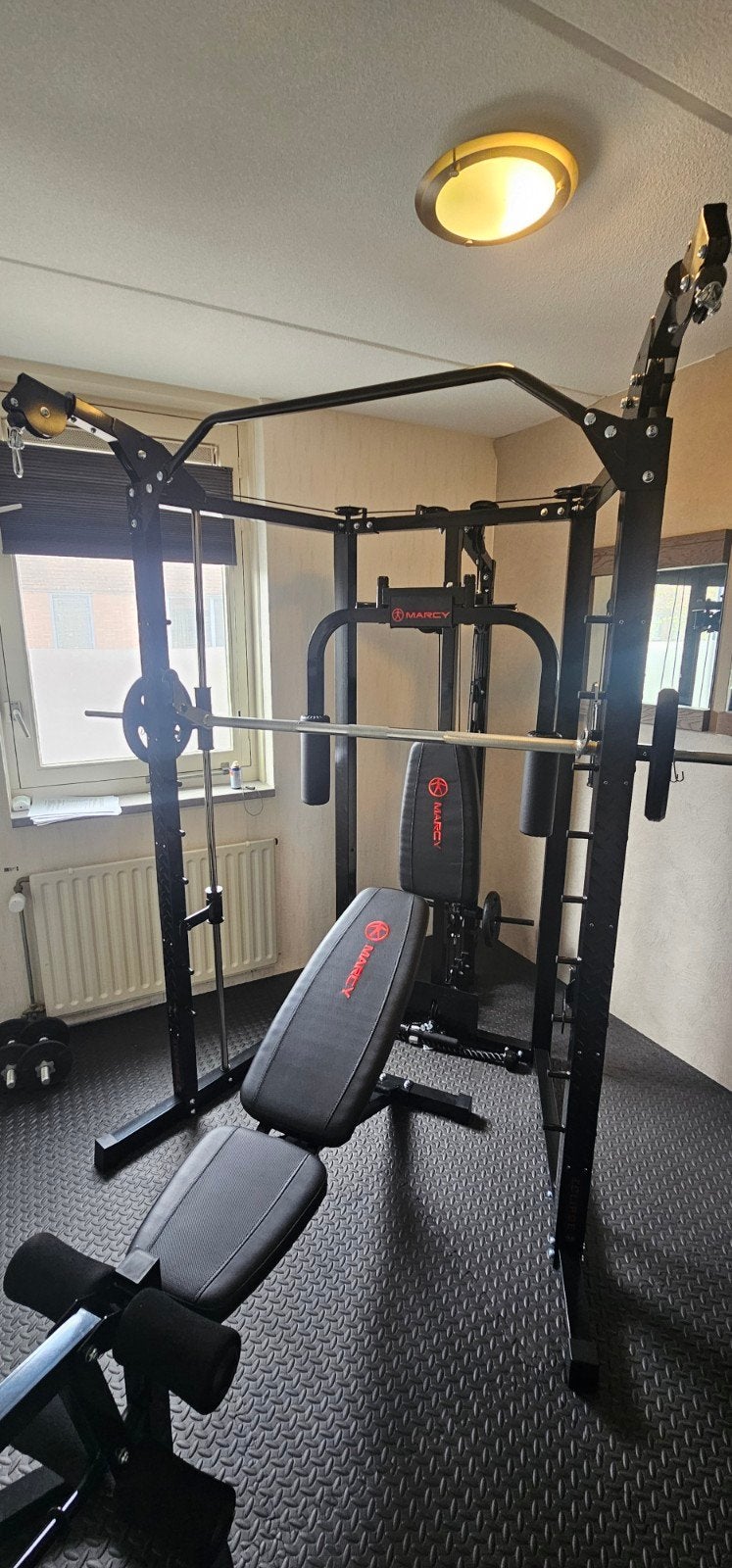 Zgan Marcy RS7000 Smith Cage Home Gym (Gemonteerd!)TEAB!, Ophalen, Zo goed als nieuw, Benen, Krachtstation
