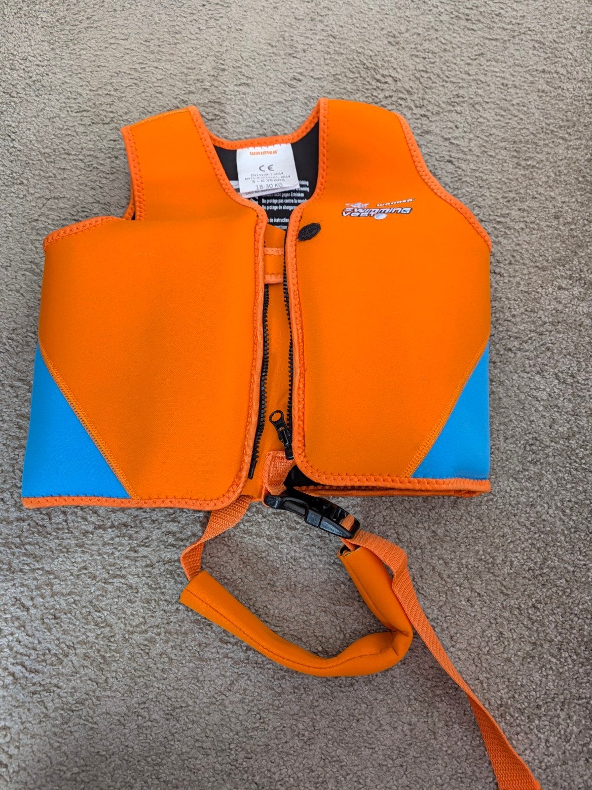 zwemvest 18-30kg, Ophalen, Kind, Wainer, Zo goed als nieuw