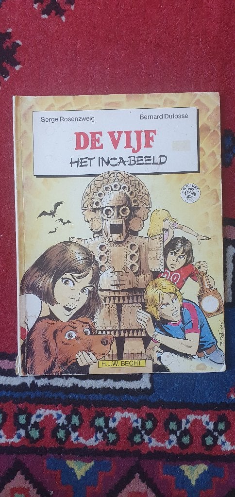 De vijf - 2 Het inca-beeld, Eén stripboek, Ophalen of Verzenden, Gelezen