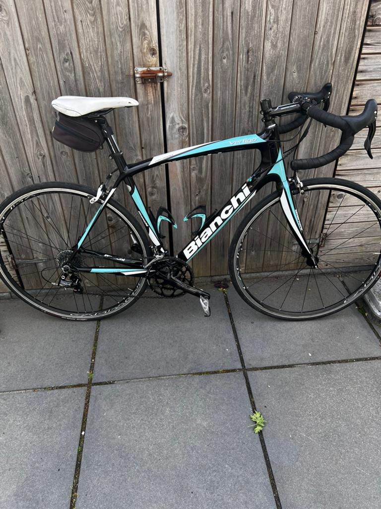 Bianchi Vertigo, Gebruikt, Carbon, 10 tot 15 versnellingen, 53 tot 57 cm