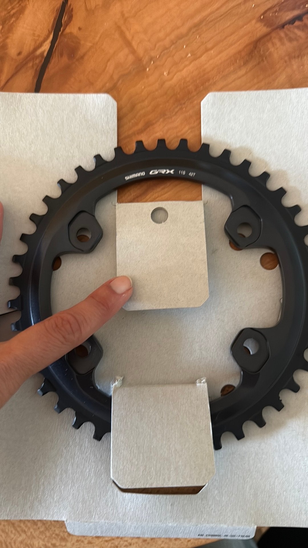 Shimano grx 11s 42T nieuw! Kettingblad chainring, Ophalen of Verzenden, Nieuw, Gravelbike, Crankstel of Pedalen