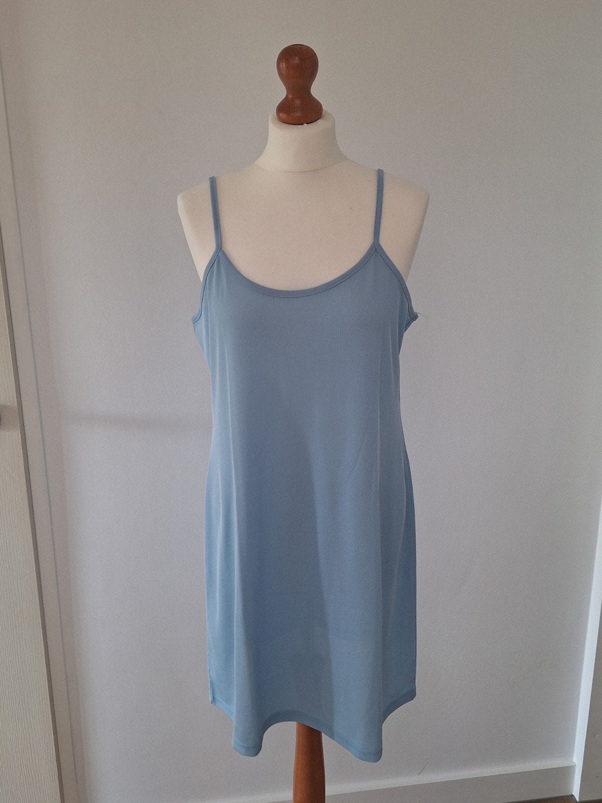Clarisse lichtblauwe onderjurk of lange top. XXXL = 44, Blauw, Maat 42/44 (L), Clarisse, Ophalen of Verzenden