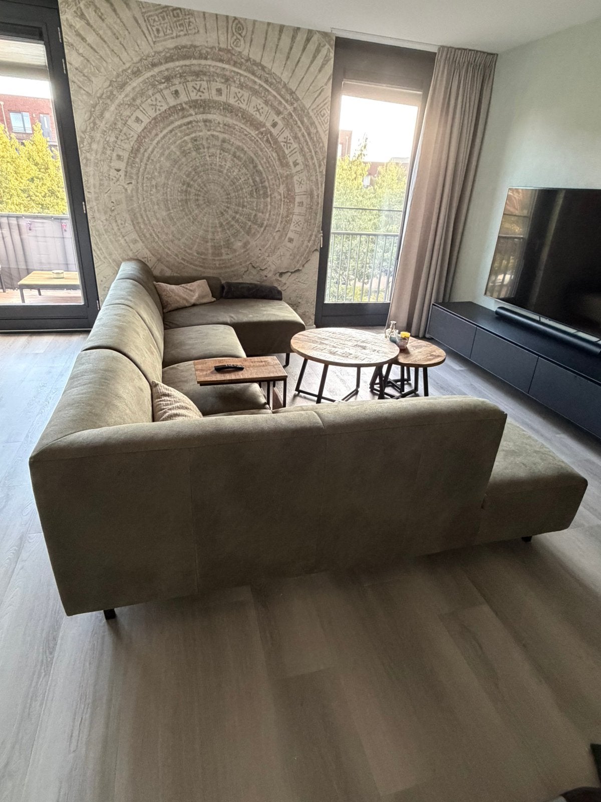 Royale en zo goed als nieuwe hoekbank / U-bank-Bommel Wonen, Ophalen, Zo goed als nieuw