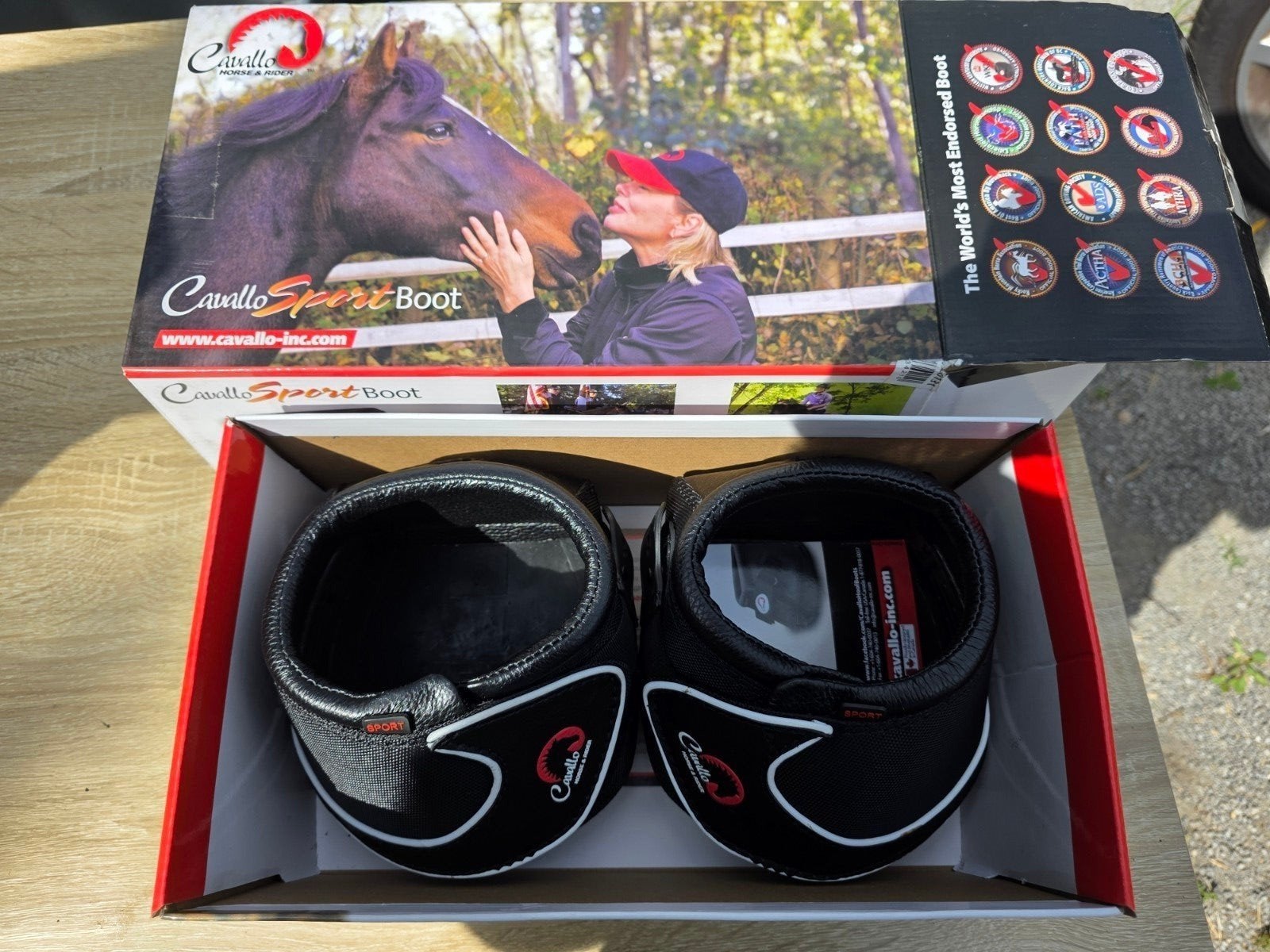 Nieuwe Cavallo hoefboots maat 4, Ophalen