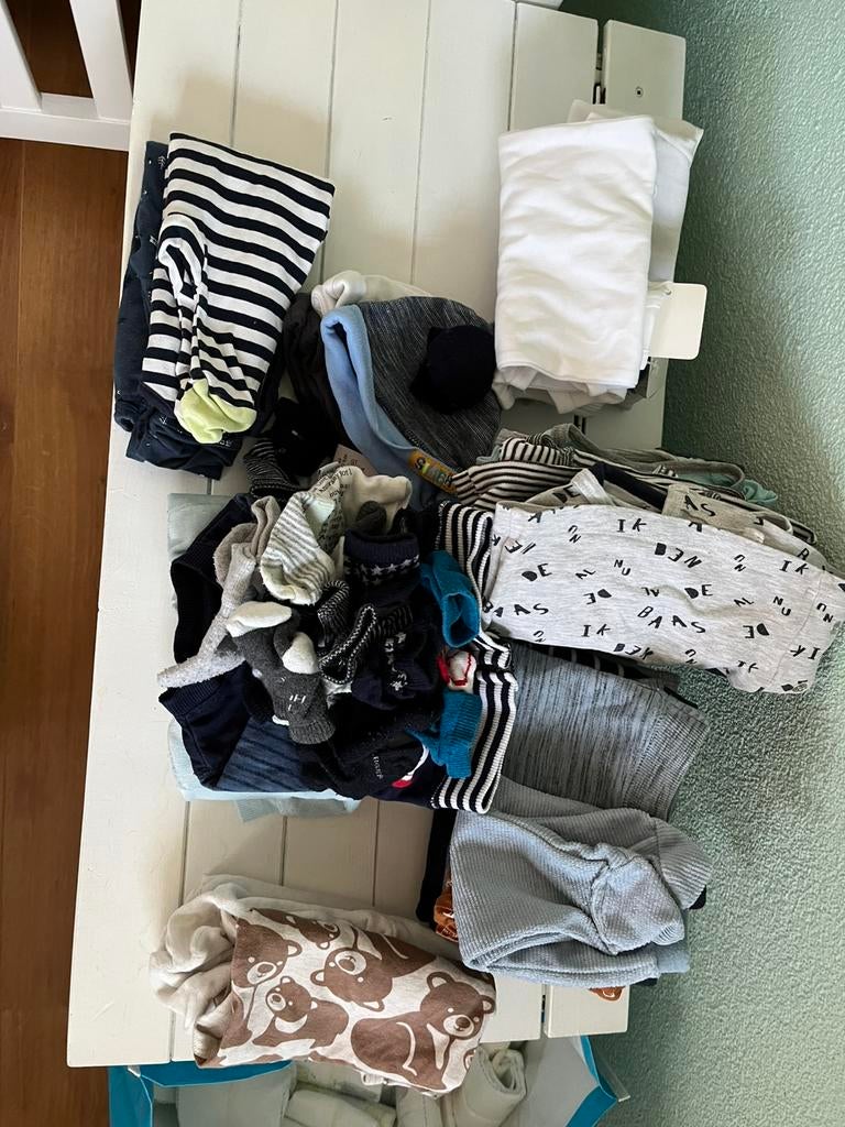 Kledingpakket jongen maat 50, meer dan 30 stuks, Ophalen of Verzenden, Zo goed als nieuw, Maat 50