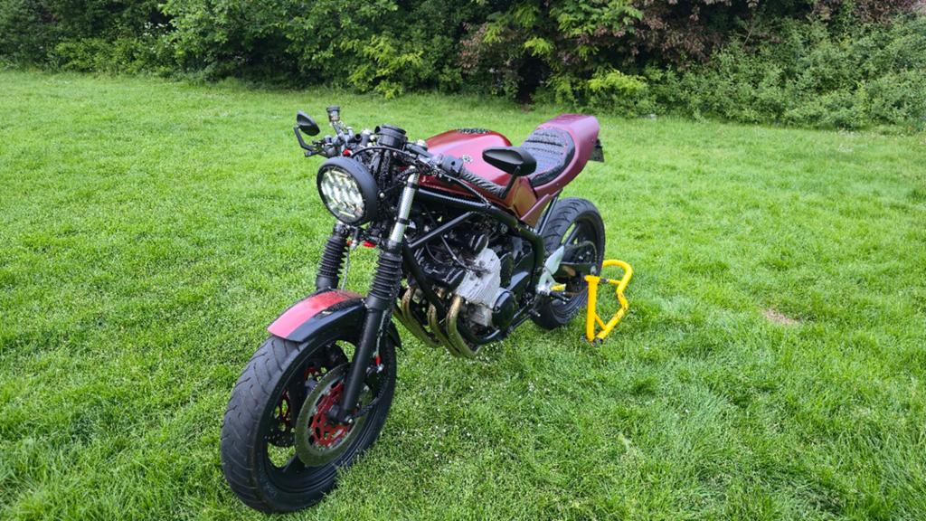 Yamaha XJ600S Diversion Custom Caferacer/Streetfighter, Motoren, Sportuitlaat, 4 cilinders, Motorrijbewijs A, Gebruikt