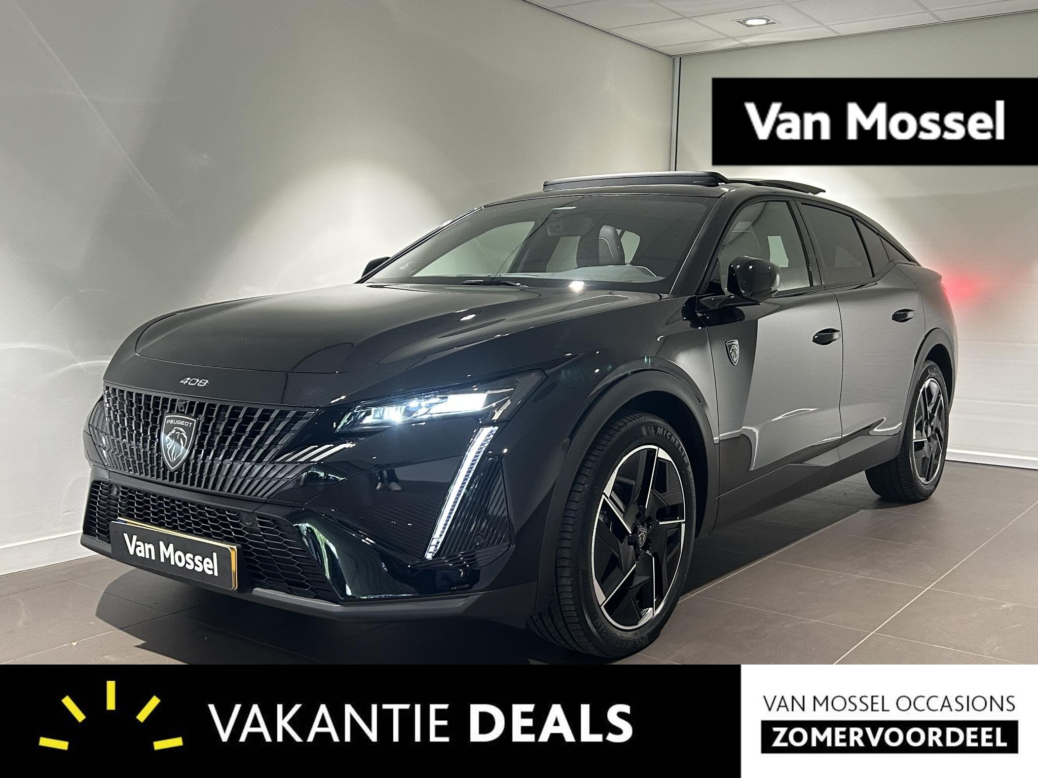 Peugeot e-408 GT Avantage 58 kWh | PANORAMADAK | FOCAL HI-FI, Auto's, Peugeot, 12 maanden, Automatische klimaatregeling, 213 pk