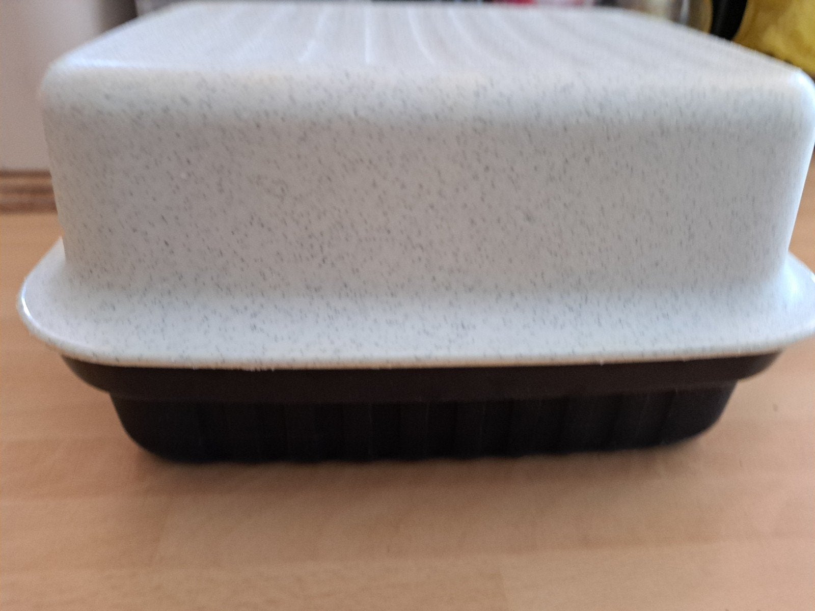 Tupperware kaas doos met Deksel - Gebruikt, Ophalen of Verzenden, Gebruikt, Blauw, Overige typen
