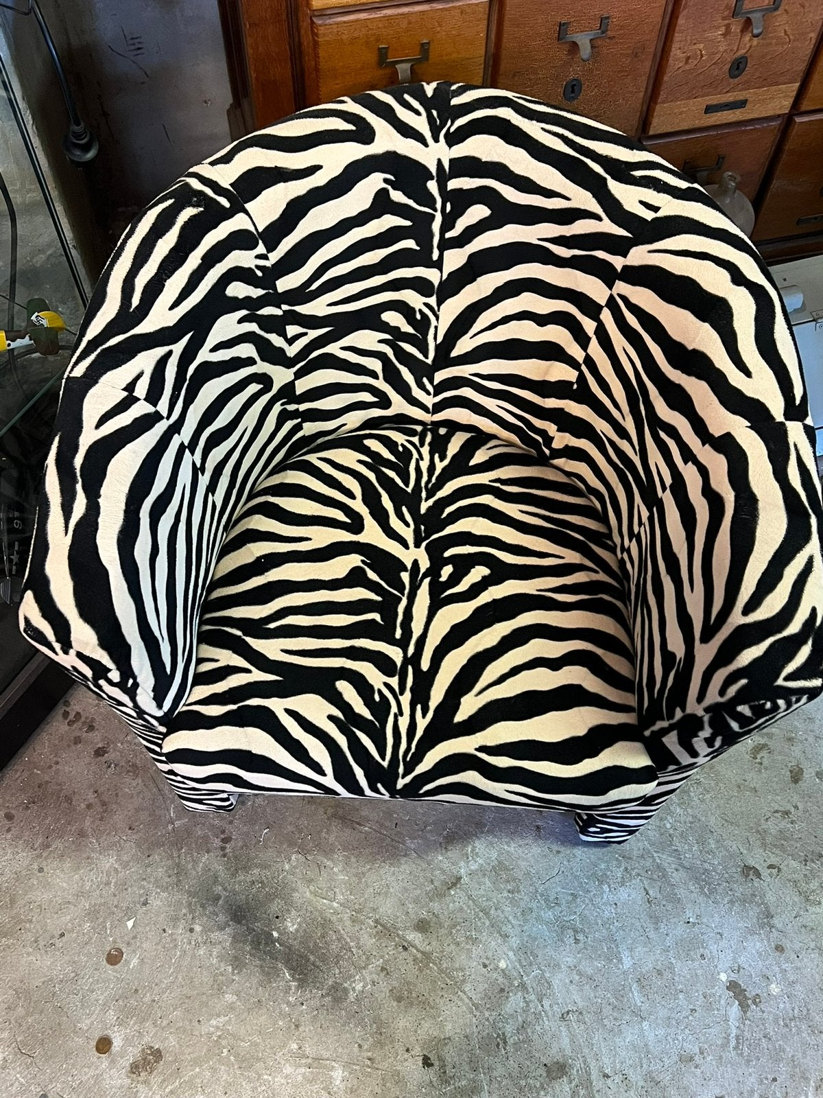 Zebra fauteuil, Ophalen, Zo goed als nieuw, Nvt, Nvt