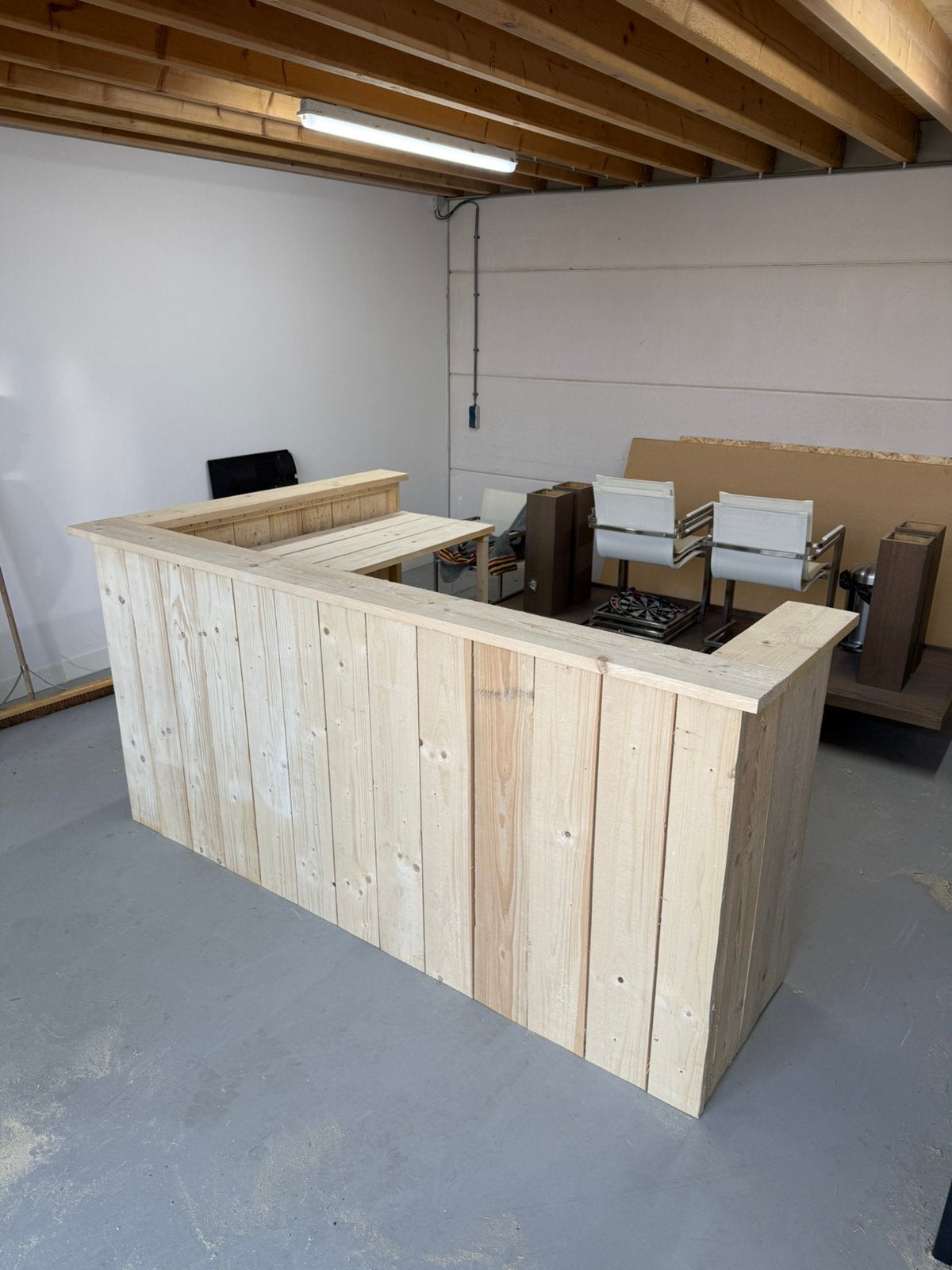 Stijgerhouten bar, Ophalen, Nieuw