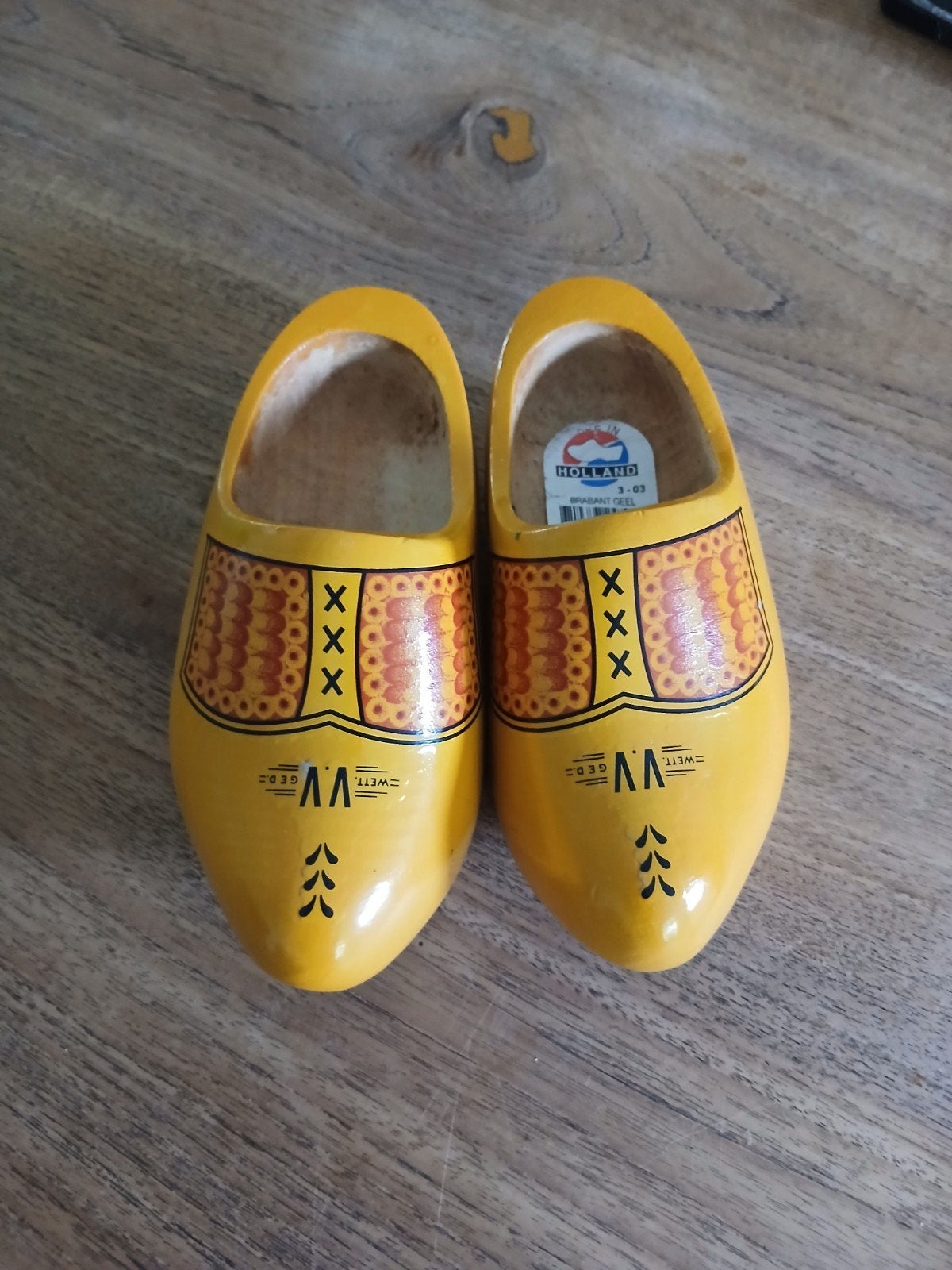 gele houten klompen maat 22-23, Jongen of Meisje, Overige typen, Nieuw, Holland