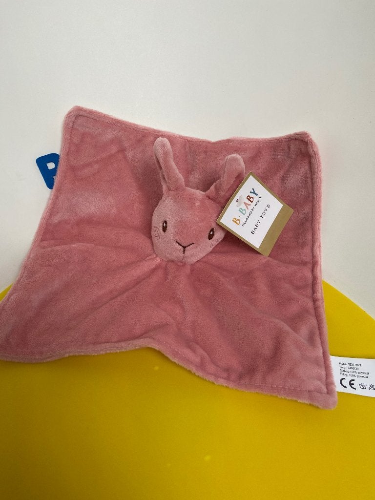 K3955 Wibra doekje konijn roze, Ophalen of Verzenden, Nieuw, Konijn