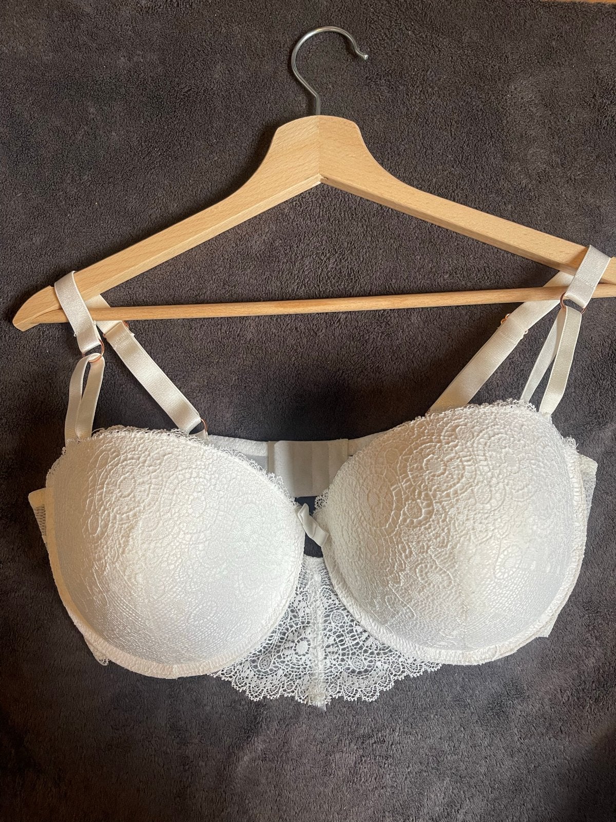 Victoria's Secret BH - Wit Kant - Maat 80E, Ophalen, Wit, BH