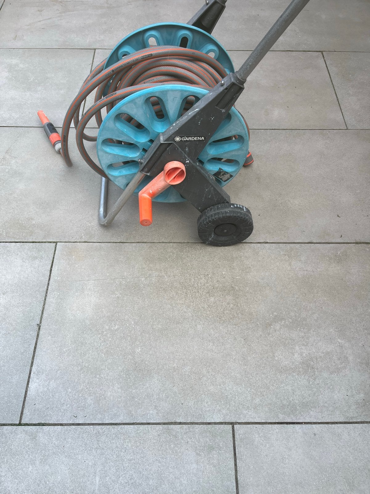Gardena Tuinslanghaspel met slang, Ophalen, Gebruikt, Tuinslanghaspel