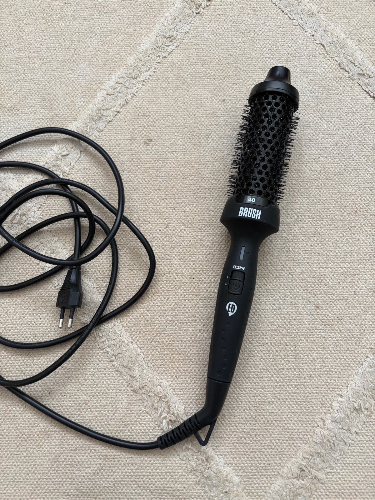 Brush warmteborstel, Ophalen of Verzenden, Zo goed als nieuw, Krultang of Stijltang