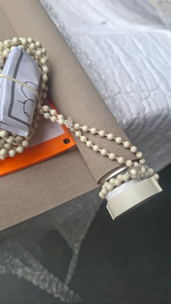 7x BECE Rolgordijnen Linnen Licht / Soft bruin / Taupe NIEUW, Huis en Inrichting, Ophalen, Bruin, ., Nieuw