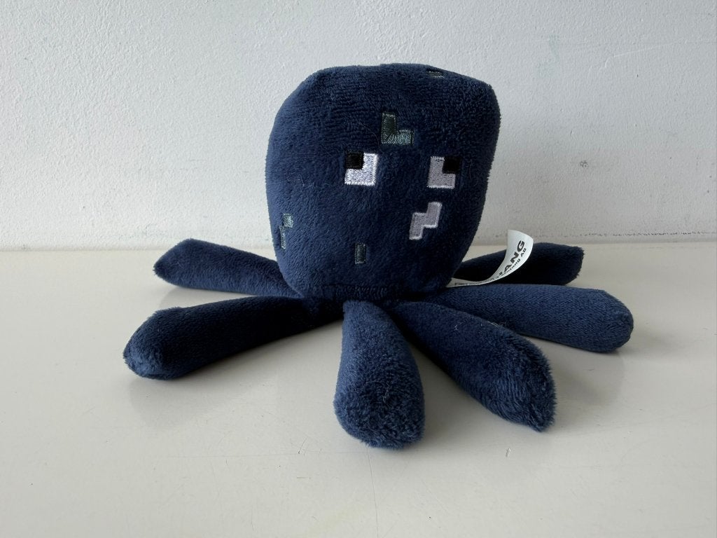 Knuffel Squid, inktvis 18 cm / Minecraft / Mojang, Overige karakters, Overige typen, Ophalen of Verzenden, Zo goed als nieuw