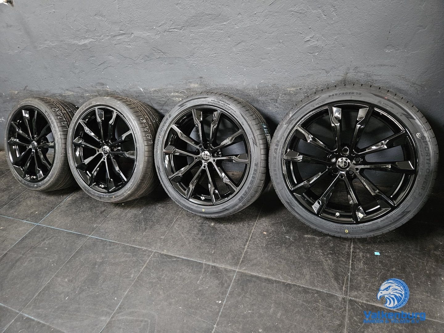 Originele BMW 7-Serie G11 G70 20 inch zwarte breedset velgen