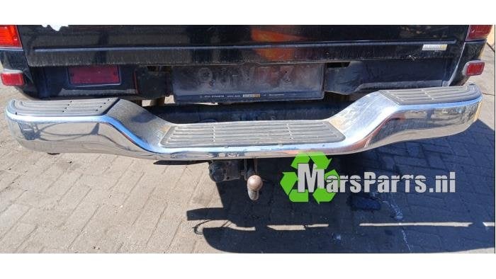 Achterbumper van een Toyota Hilux