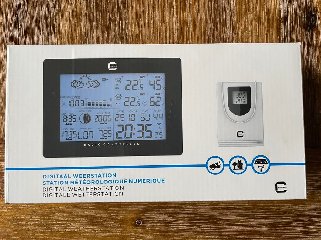 Te koop :digitaal weerstation nieuw, Ophalen of Verzenden, Zo goed als nieuw