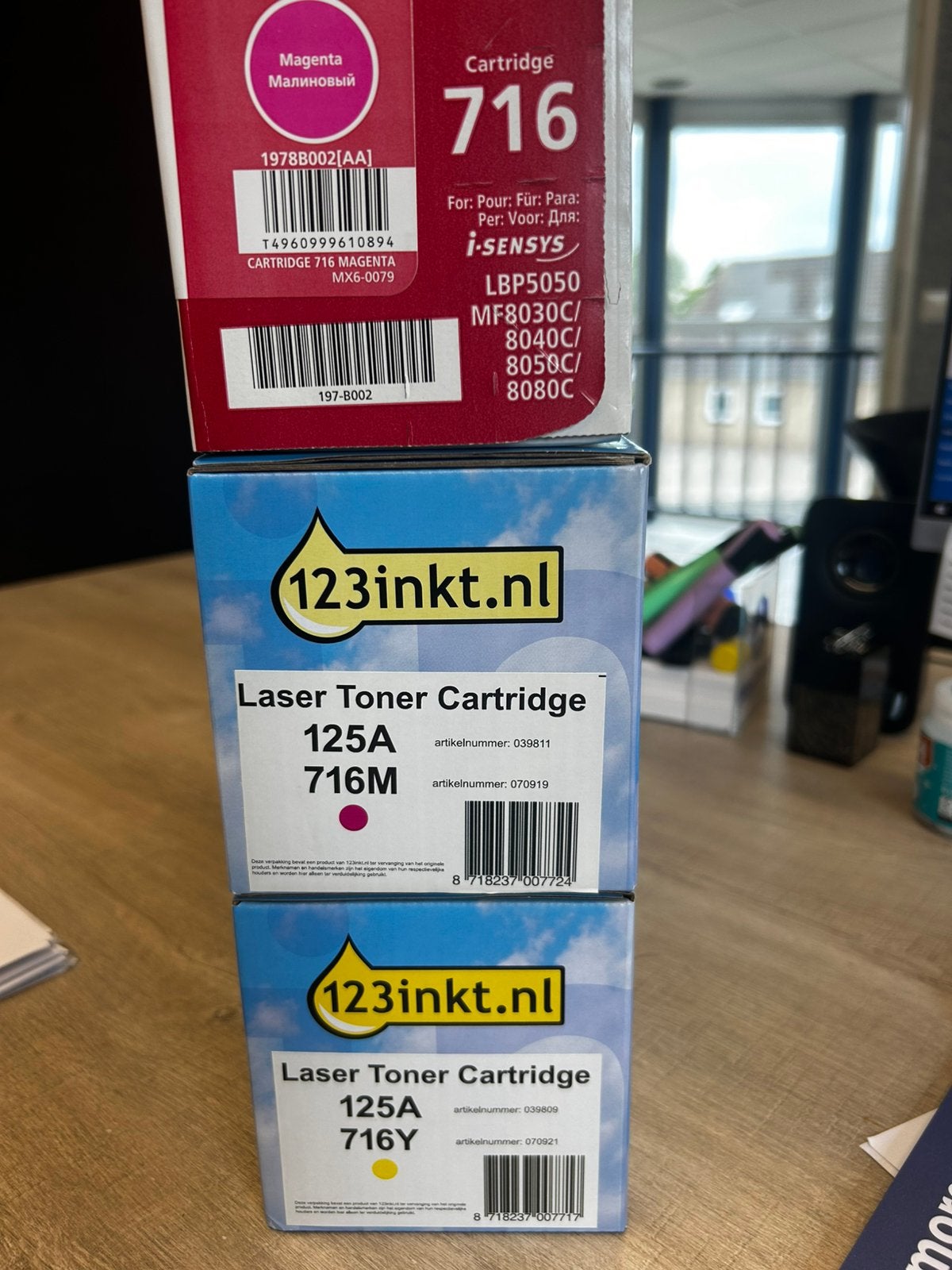 Nieuwe toners voor een Canon MF 8030/8040/8050/8080, Computers en Software, Printerbenodigdheden, Ophalen of Verzenden, Zo goed als nieuw