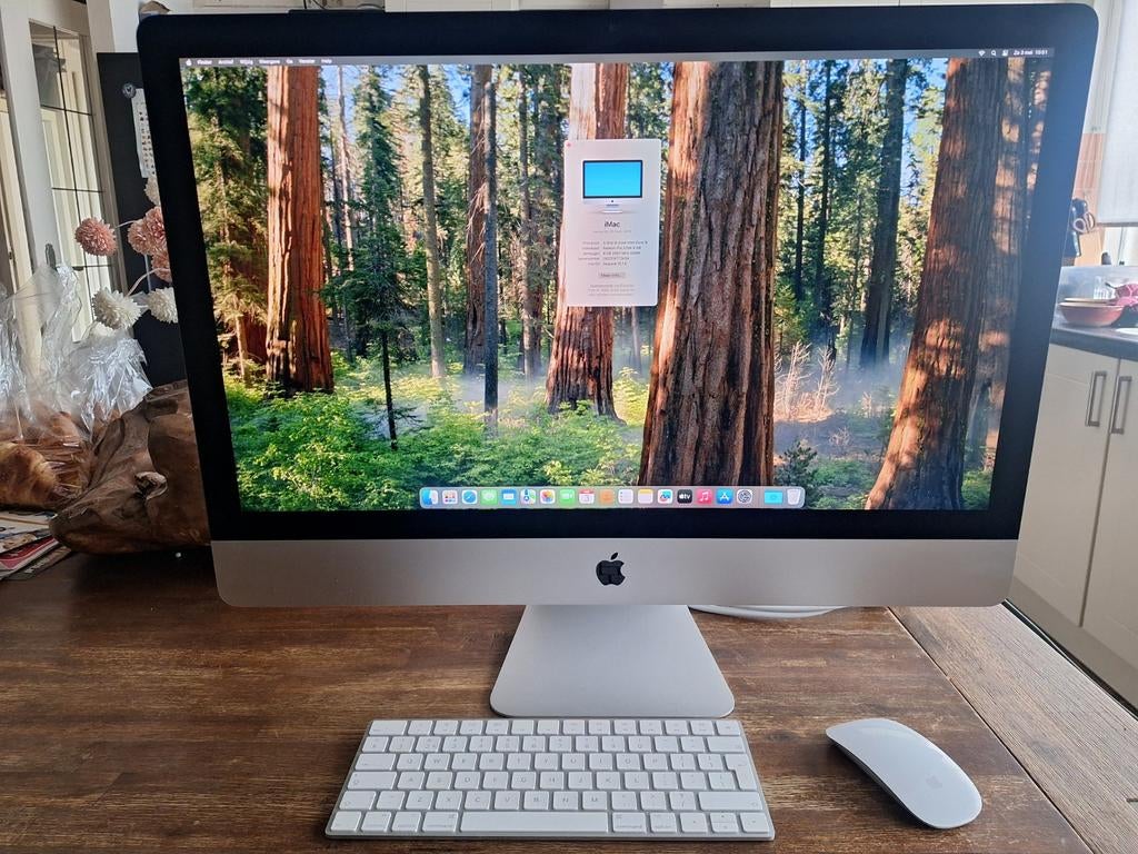 iMac Retina 5K, 27-inch, 2019 - 3 GHz i5, 8GB RAM , 1tb disk, Computers en Software, Apple Desktops, Ophalen, HDD en SSD, 2 tot 3 Ghz