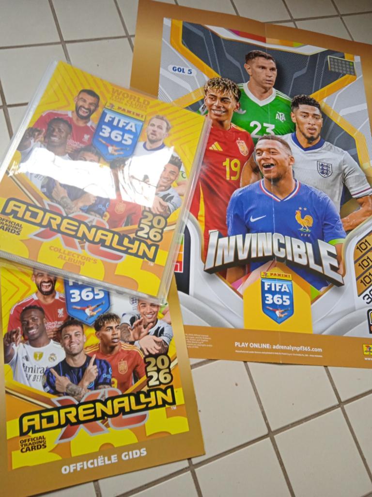 Leeg verzamelalbum panini fifa 365 2026 voetbalplaatjes, Ophalen of Verzenden, Meerdere stickers