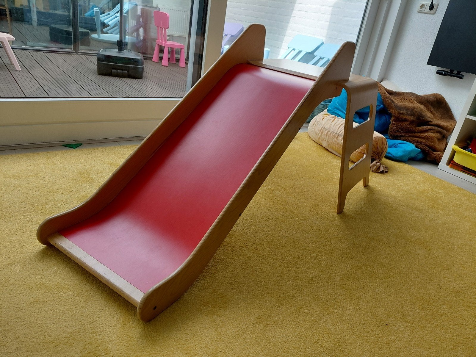 IKEA Houten Glijbaan Z.G.A.N., Ophalen, Zo goed als nieuw