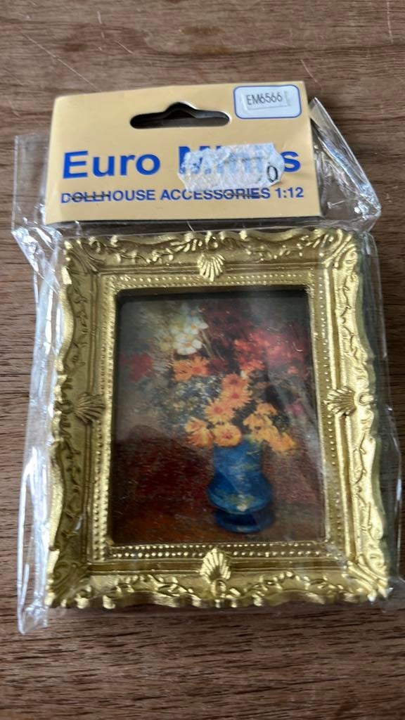 Euro Mini’s schilderij nieuw, Verzenden, Nieuw, Poppenhuis