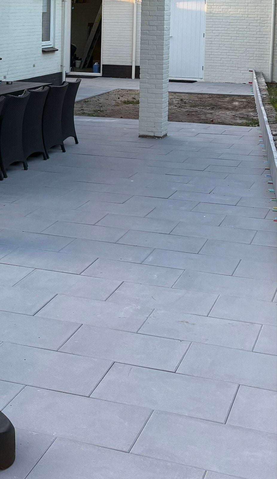 Terrastegels Diephaus iStone artless grijs - ca. 16 m², Nieuw, Ophalen of Verzenden, 10 m² of meer, Beton