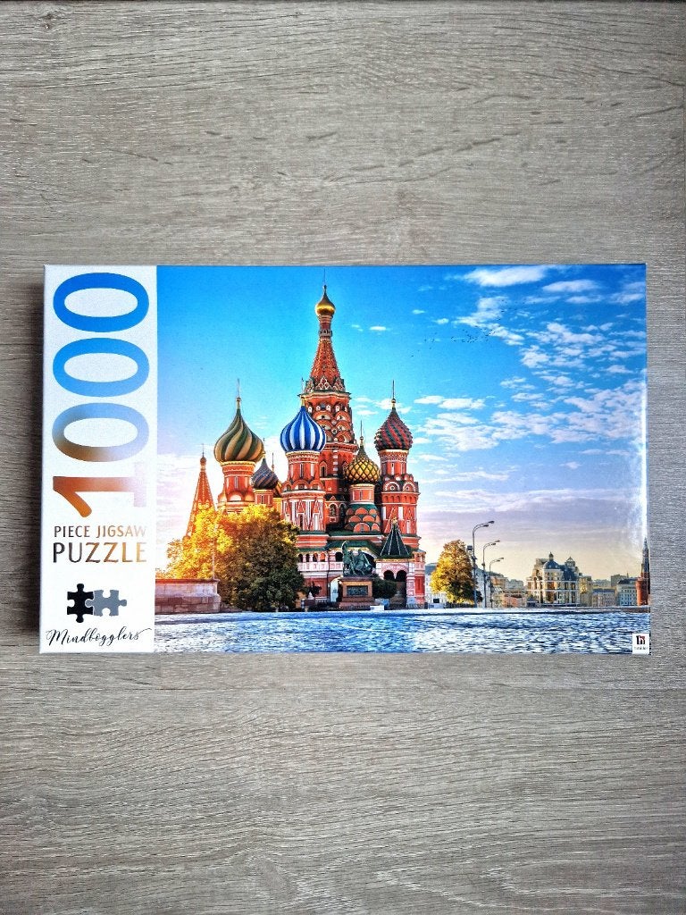 Puzzel Moskou 1000 stukjes - Mindbogglers, Ophalen of Verzenden, 500 t/m 1500 stukjes, Zo goed als nieuw, Legpuzzel