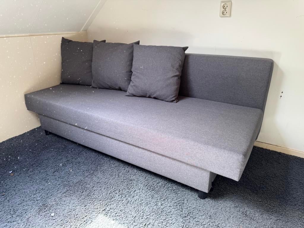 IKEA ASARUM slaapbank – 502.846.47 – zo goed als nieuw, Ophalen, Tweepersoons, 140 cm, Zo goed als nieuw