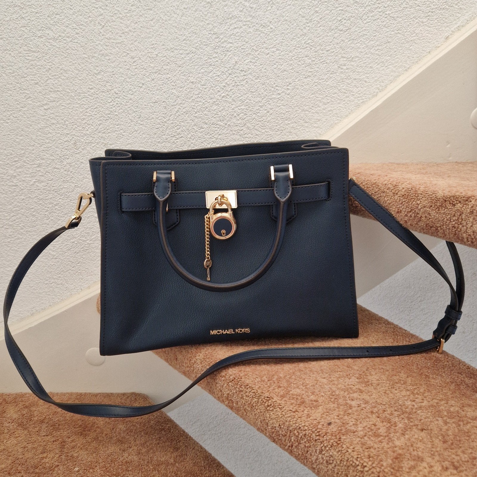 Nieuwe tas van Michael Kors, donkerblauw, Ophalen of Verzenden, Nieuw, Blauw, Handtas