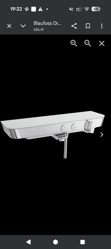 Termostatisch bad douche meng kraan merk blaufoss, Ophalen of Verzenden, Nieuw, Toilet