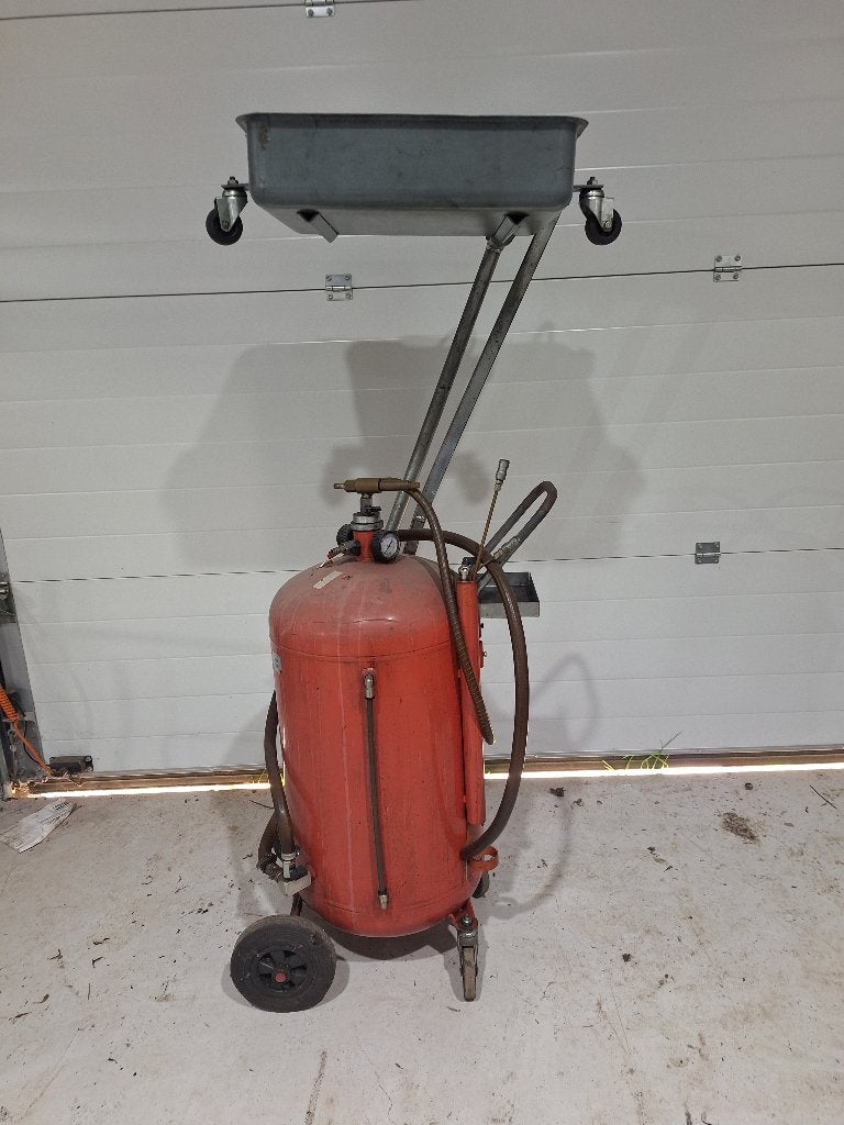 Olie opvangwagen met pomp - Rodac, Ophalen of Verzenden, Gebruikt