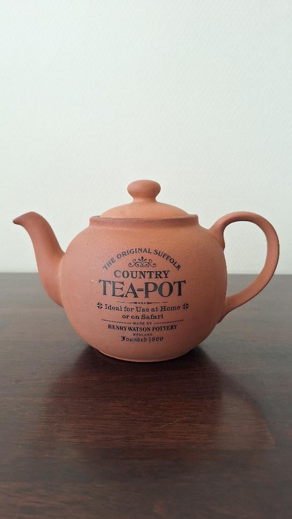 Theepot HENRY WATSON POTTERY Suffolk thee vintage Brits, Ophalen of Verzenden