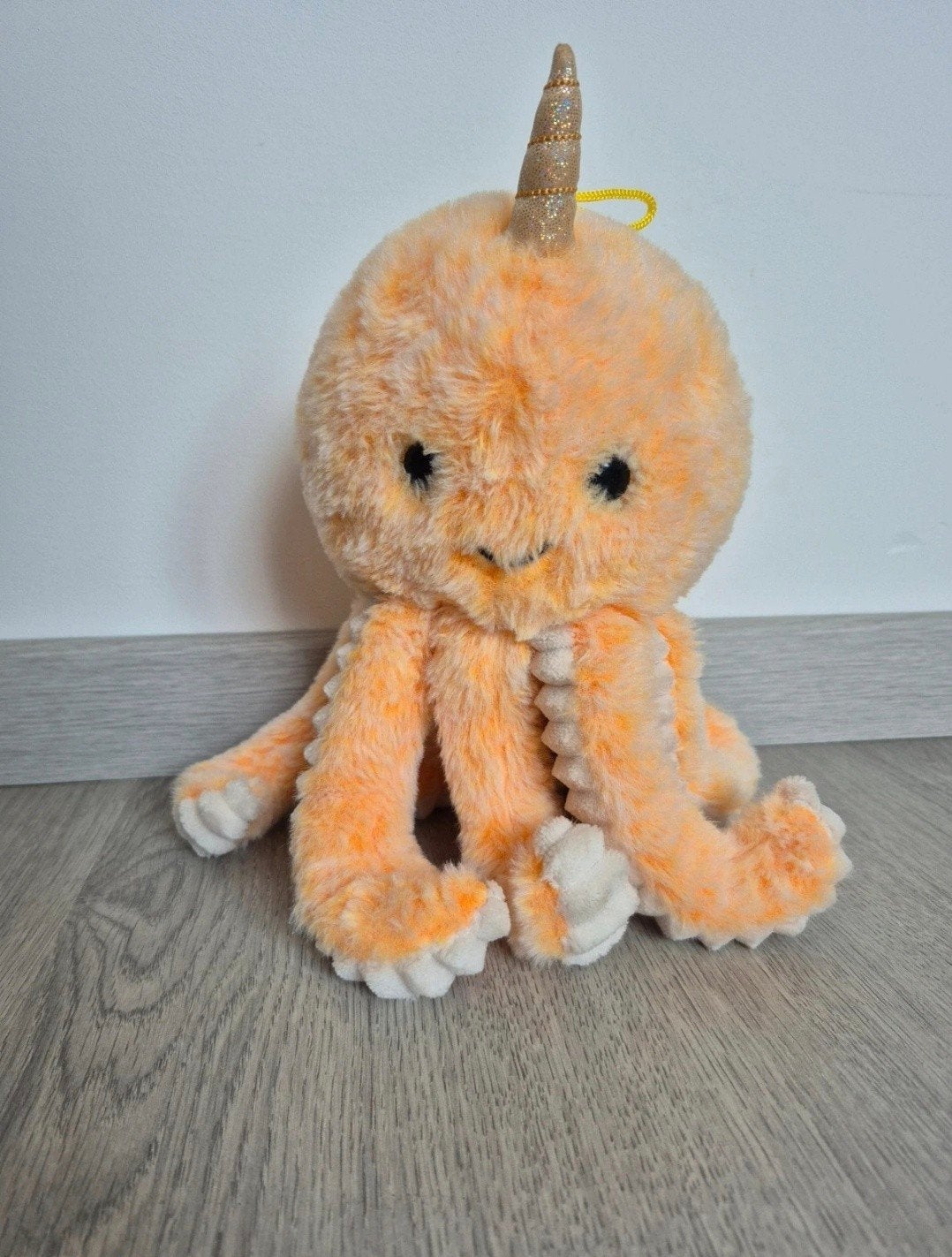 Orka Toys Knuffel Octopus Eenhoorn Oranje, Oranje, Overige merken, Overige karakters, Overige typen