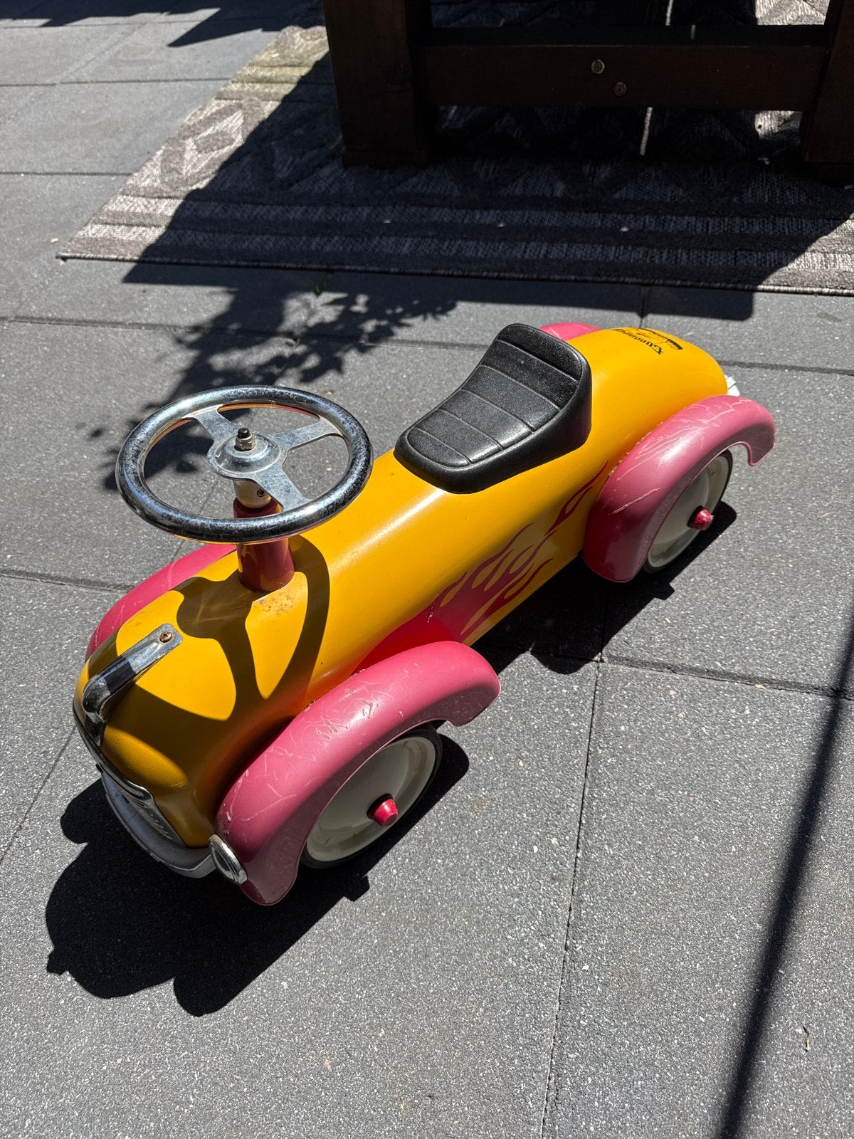 Loopauto metaal in zeer goede conditie, Ophalen of Verzenden, Zo goed als nieuw, Loopvoertuig
