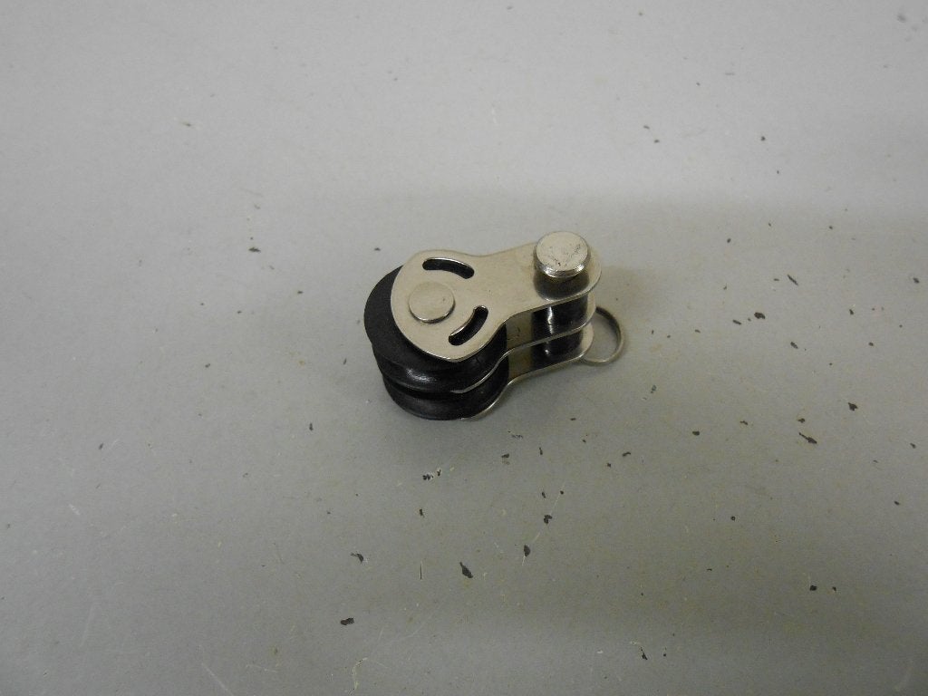 Micro Dubbelschijfs Blokje, Katrol, HL, voor 3 - 5 mm lijn, Ophalen of Verzenden, Nieuw, Lijn of Blok