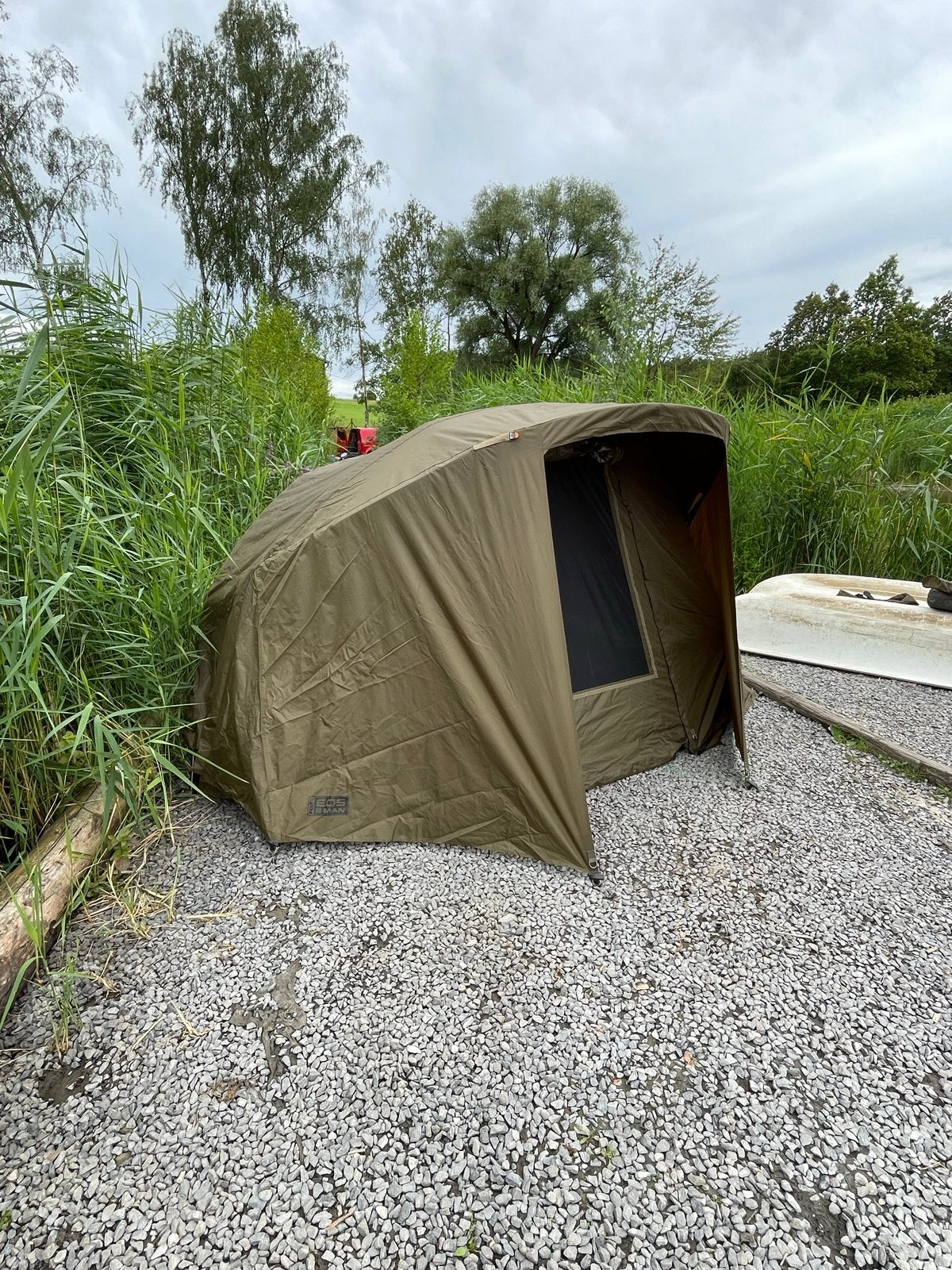 Fox EOS 2-persoons tent, Watersport en Boten, Hengelsport | Karpervissen, Ophalen, Gebruikt, Overige typen