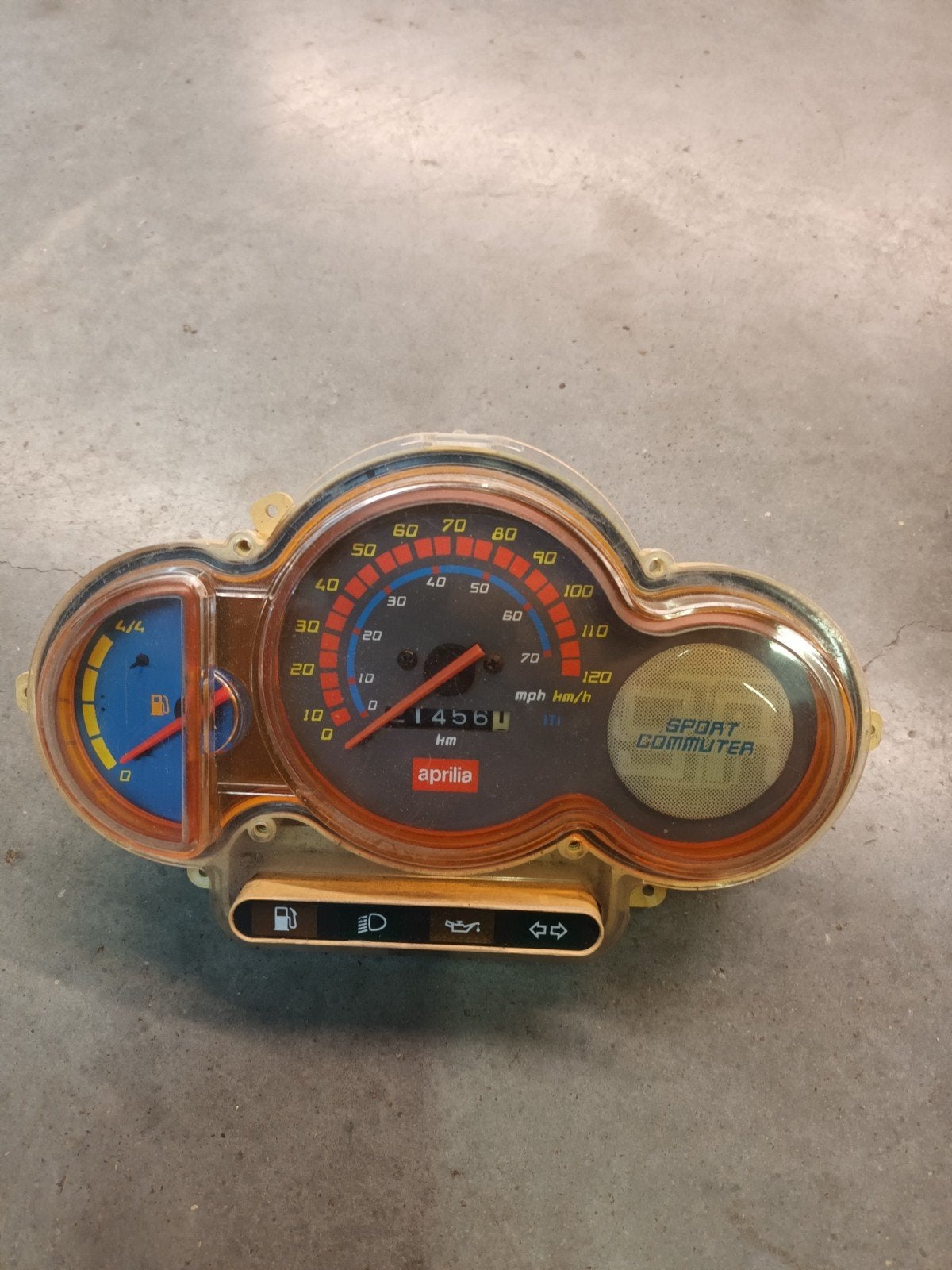 Aprilia sr50 dashboard / klok / teller, Ophalen of Verzenden, Gebruikt, Overige typen, Aprilia