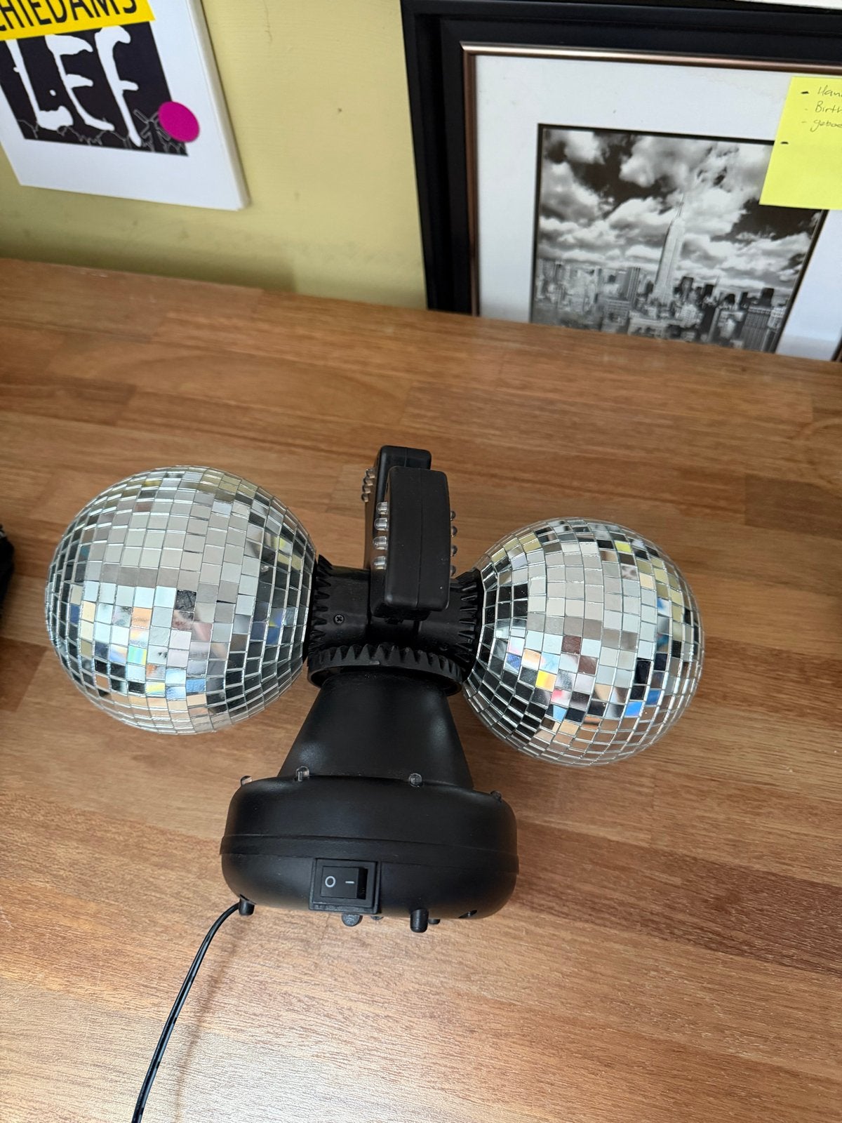 Dubbele Discobol Lichteffect - Feestverlichting, Ophalen of Verzenden, Zo goed als nieuw, Discobol, Kleur