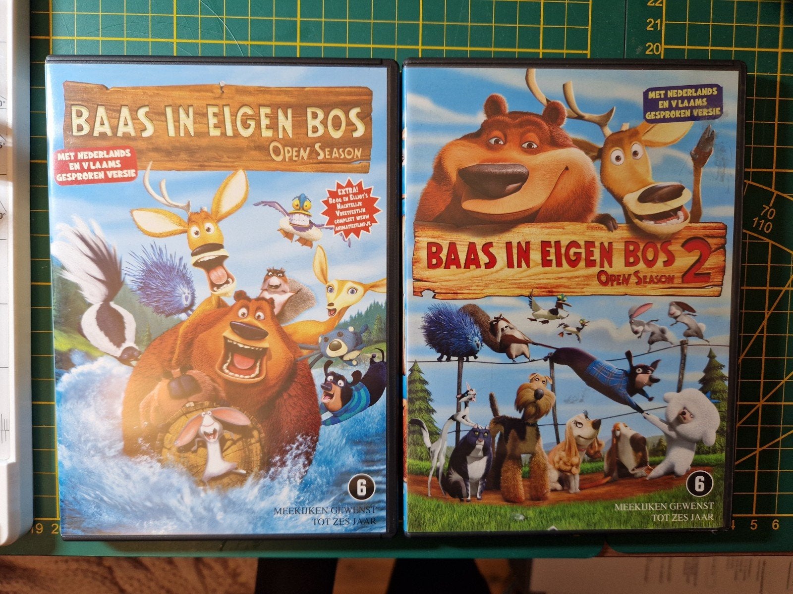 Baas in Eigen Bos 1 & 2 DVD - Open Season, Gebruikt, Boxset, Ophalen of Verzenden, Komedie