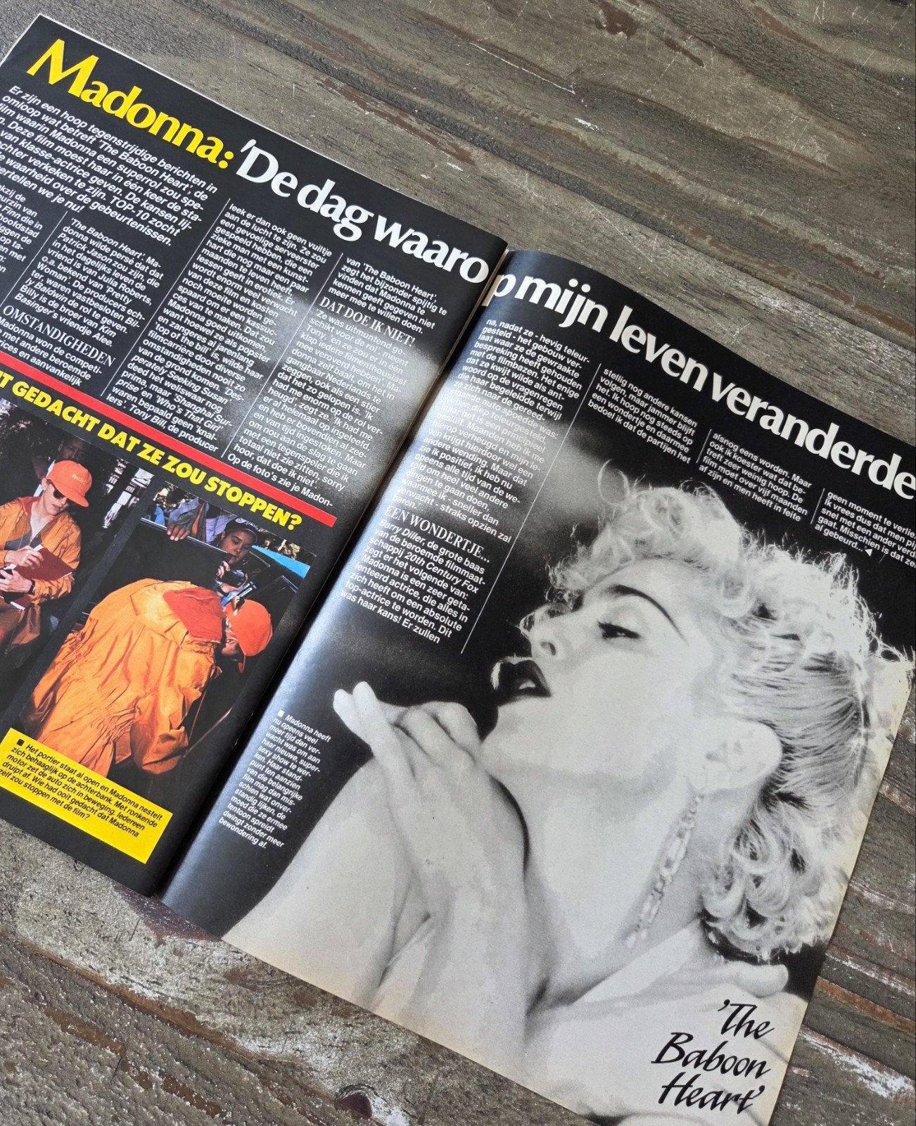 Madonna: 'De dag waarop mijn leven veranderde' - Artikel, Ophalen of Verzenden, Gelezen, Artiest, Hitkrant