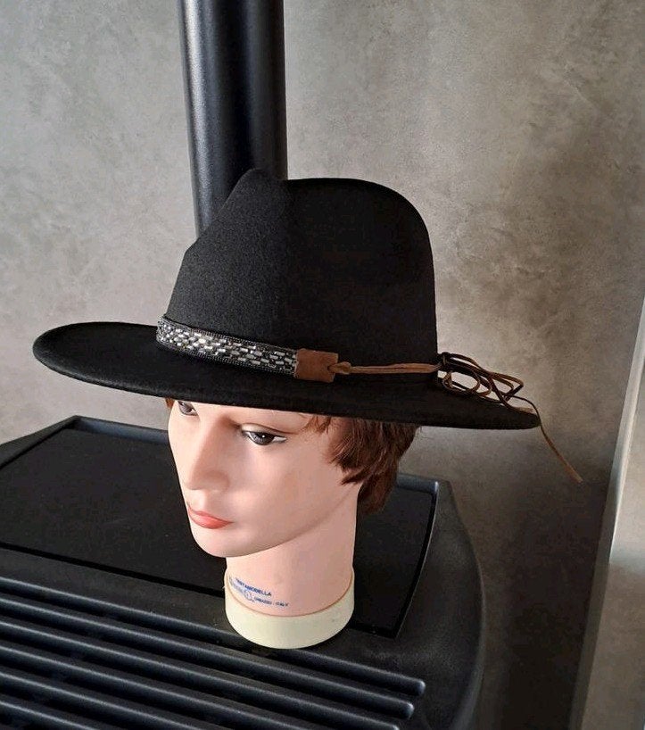 Nieuwe Dames Cowboy Hoed - Verstelbaar & Stijlvol, Hoed, Nieuw, Onbekend, One size fits all